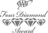 The image features the "Four Diamond Award" logo with four diamonds and decorative cursive text.